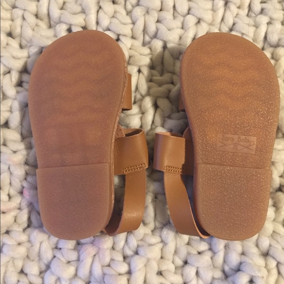 Zara Baby Leather Size 1 Sandals - Picture 2 of 3